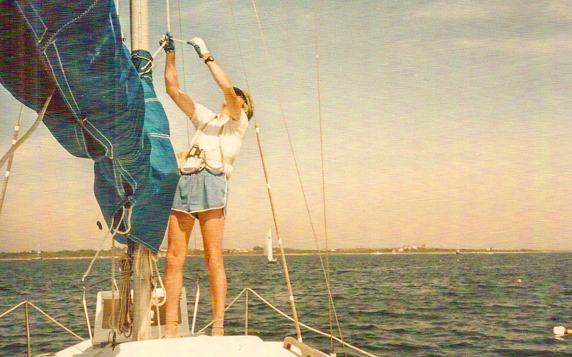 Weld Coxe on sail boat